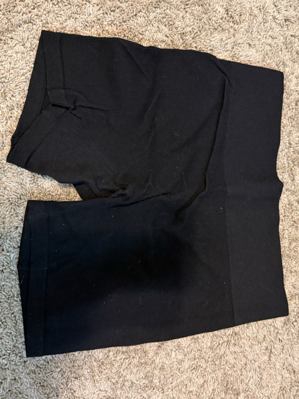 Women's Black High-Waist Active Shorts
